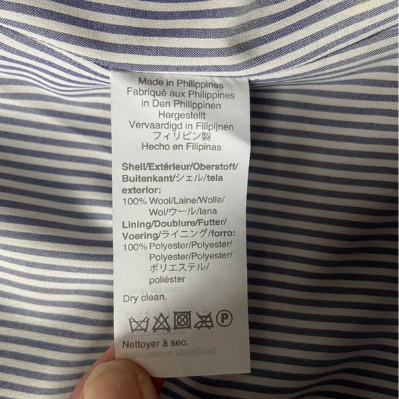 J. Crew Boyfriend blazer in burgundy herringbone English wool NWOT 8 - Picture 9 of 14